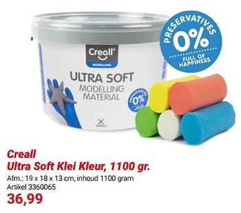 Promoties Creall ultra soft klei kleur - Creall - Geldig van 01/03/2024 tot 31/05/2024 bij Lobbes