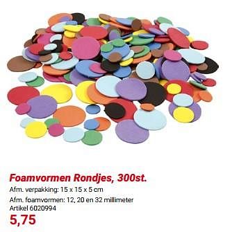 Promoties Foamvormen rondjes - Huismerk - Lobbes - Geldig van 01/03/2024 tot 31/05/2024 bij Lobbes