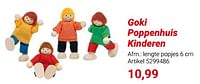 Promoties Goki poppenhuis kinderen - Goki - Geldig van 01/03/2024 tot 31/05/2024 bij Lobbes
