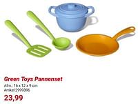 Promoties Green toys pannenset - Green Toys - Geldig van 01/03/2024 tot 31/05/2024 bij Lobbes
