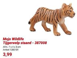 Mojo wildlife tijgerwelp staand 387008