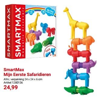 Promotions Smartmax mijn eerste safaridieren - Smartmax - Valide de 01/03/2024 à 31/05/2024 chez Lobbes