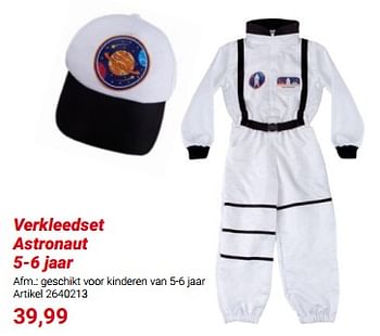 Promoties Verkleedset astronaut - Huismerk - Lobbes - Geldig van 01/03/2024 tot 31/05/2024 bij Lobbes