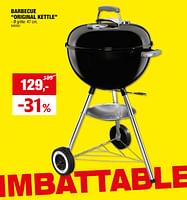 Promotions Barbecue original kettle - Weber - Valide de 17/04/2024 à 30/06/2024 chez Hubo