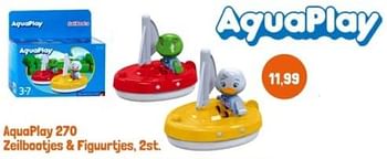 Promoties Aquaplay 270 zeilbootjes + figuurtjes - Aquaplay - Geldig van 28/04/2024 tot 28/05/2024 bij Lobbes