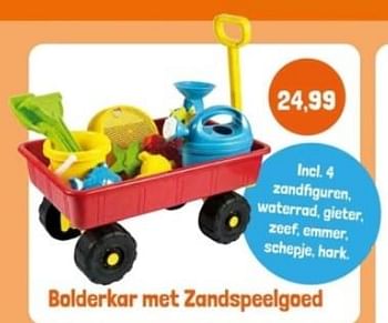 Promoties Bolderkar met zandspeelgoed - Huismerk - Lobbes - Geldig van 28/04/2024 tot 28/05/2024 bij Lobbes