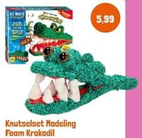 Knutselset modeling foam krokodil-Huismerk - Lobbes