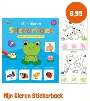 Promoties Mijn dieren stickerboek - Huismerk - Lobbes - Geldig van 28/04/2024 tot 28/05/2024 bij Lobbes