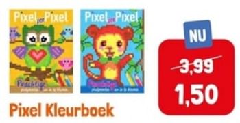 Promoties Pixel kleurboek - Huismerk - Lobbes - Geldig van 28/04/2024 tot 28/05/2024 bij Lobbes