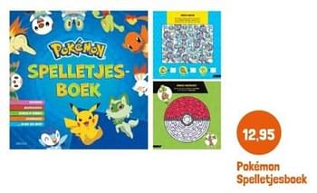 Promoties Pokémon spelletjesboek - Huismerk - Lobbes - Geldig van 28/04/2024 tot 28/05/2024 bij Lobbes