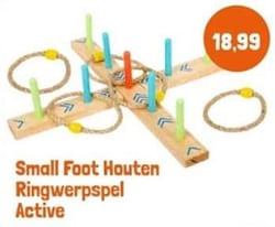 Small foot houten ringwerpspel active