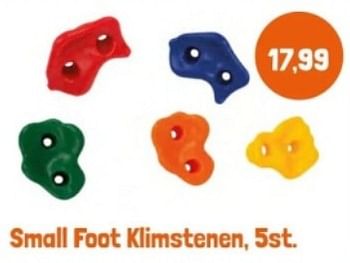 Promotions Small foot klimstenen - Small Foot - Valide de 28/04/2024 à 28/05/2024 chez Lobbes