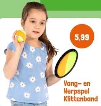 Promoties Vang en werpspel klittenband - Huismerk - Lobbes - Geldig van 28/04/2024 tot 28/05/2024 bij Lobbes