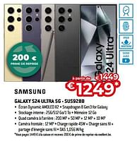 Promotions Samsung galaxy s24 ultra 5g - sus928b - Samsung - Valide de 26/04/2024 à 31/05/2024 chez Exellent