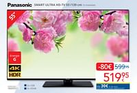 Promotions Panasonic smart ultra hd-tv 55``-139 cm tx-55mx600e - Panasonic - Valide de 01/05/2024 à 31/05/2024 chez Eldi