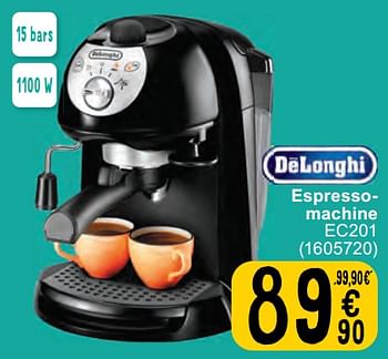 Promotions Delonghi espressomachine ec201 - Delonghi - Valide de 07/05/2024 à 18/05/2024 chez Cora