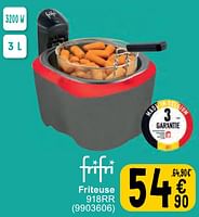 Promoties Frifri friteuse 918rr - FriFri - Geldig van 07/05/2024 tot 18/05/2024 bij Cora
