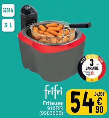 Promoties Frifri friteuse 918rr - FriFri - Geldig van 07/05/2024 tot 18/05/2024 bij Cora