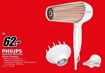Promoties Philips drycare prestige séche-cheveux - Philips - Geldig van 04/05/2024 tot 12/05/2024 bij Media Markt