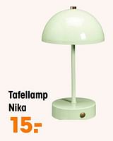 Promoties Tafellamp nika - Huismerk - Kwantum - Geldig van 06/05/2024 tot 12/05/2024 bij Kwantum