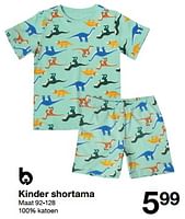 Promoties Kinder shortama - Huismerk - Zeeman  - Geldig van 04/05/2024 tot 10/05/2024 bij Zeeman