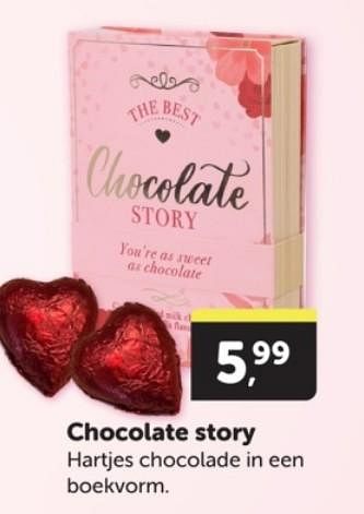 Promotions Chocolate story - Produit Maison - Boekenvoordeel - Valide de 04/05/2024 à 12/05/2024 chez BoekenVoordeel