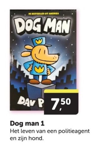 Promoties Dog man 1 - Huismerk - Boekenvoordeel - Geldig van 04/05/2024 tot 12/05/2024 bij BoekenVoordeel