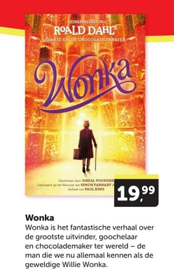 Promotions Wonka - Produit Maison - Boekenvoordeel - Valide de 04/05/2024 à 12/05/2024 chez BoekenVoordeel