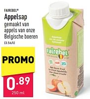 Promoties Appelsap - Fairebel - Geldig van 13/05/2024 tot 19/05/2024 bij Aldi