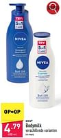 Promoties Bodymilk - Nivea - Geldig van 13/05/2024 tot 19/05/2024 bij Aldi