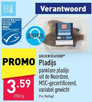 Promotions Pladijs - Golden Seafood - Valide de 13/05/2024 à 19/05/2024 chez Aldi