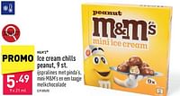 Ice cream chills peanut-M&M 