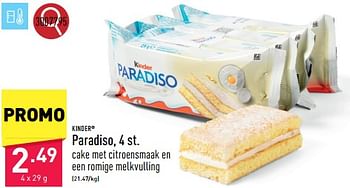 Promotions Paradiso - Kinder - Valide de 13/05/2024 à 19/05/2024 chez Aldi