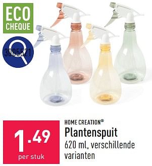 Promoties Plantenspuit - HOME CREATION - Geldig van 13/05/2024 tot 19/05/2024 bij Aldi