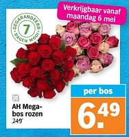 Promoties Ah megabos rozen - Huismerk - Albert Heijn - Geldig van 06/05/2024 tot 12/05/2024 bij Albert Heijn