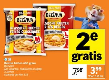 Promoties Belviva frieten - Belviva - Geldig van 06/05/2024 tot 12/05/2024 bij Albert Heijn