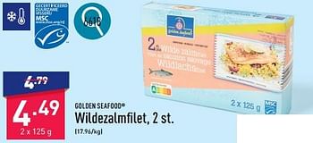 Promotions Wildezalmfilet - Golden Seafood - Valide de 13/05/2024 à 19/05/2024 chez Aldi