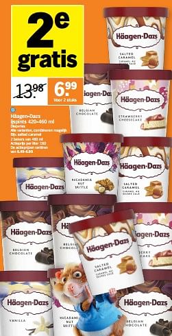 Promoties Häagen-dazs ijspints salted caramel - Haagen-Dazs - Geldig van 06/05/2024 tot 12/05/2024 bij Albert Heijn