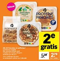 Promoties Pancakes banaan spelt - Huismerk - Albert Heijn - Geldig van 06/05/2024 tot 12/05/2024 bij Albert Heijn