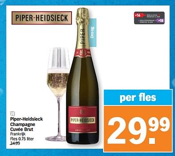 Promotions Piper-heidsieck champagne cuvée brut - Champagne - Valide de 06/05/2024 à 12/05/2024 chez Albert Heijn