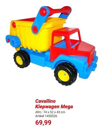 Promoties Cavallino kiepwagen mega - Huismerk - Lobbes - Geldig van 01/03/2024 tot 31/05/2024 bij Lobbes