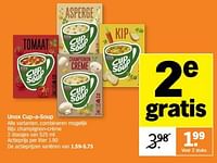 Promoties Unox cup-a-soup champignon-crème - Unox - Geldig van 06/05/2024 tot 12/05/2024 bij Albert Heijn