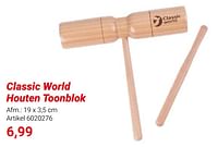 Classic world houten toonblok-Classic World