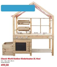 Classic world outdoor kinderkeuken xl hout-Classic World