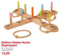 Promoties Eichhorn outdoor houten ringwerpspel - eichhorn - Geldig van 01/03/2024 tot 31/05/2024 bij Lobbes