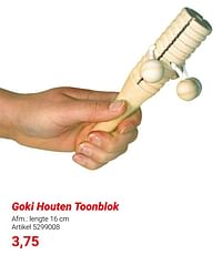 Goki houten toonblok-Goki