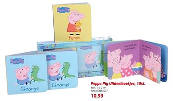 Promotions Peppa pig uitdeelboekjes - Produit Maison - Lobbes - Valide de 01/03/2024 à 31/05/2024 chez Lobbes