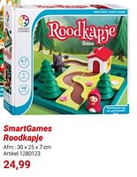 Promoties Smartgames roodkapje - Smart Games - Geldig van 01/03/2024 tot 31/05/2024 bij Lobbes