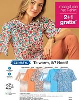 Promoties T-shirt in climatyl - Huismerk - Damart - Geldig van 01/05/2024 tot 30/06/2024 bij Damart