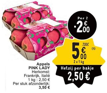 Promotions Appels pink lady - Produit maison - Cora - Valide de 07/05/2024 à 13/05/2024 chez Cora